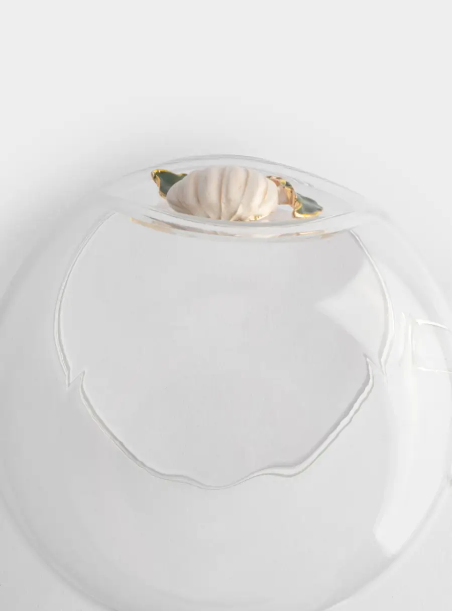 Кружка, 450 мл, стекло Б/металл, Тыква, Light pumpkin ,image-3