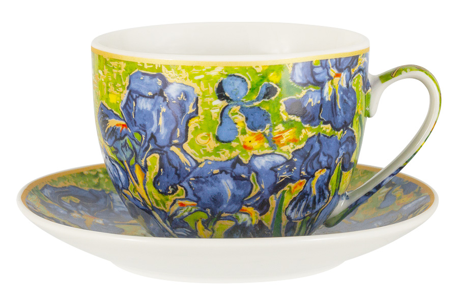 Чашка с блюдцем Ирисы (В. ван Гог), 0,26 л