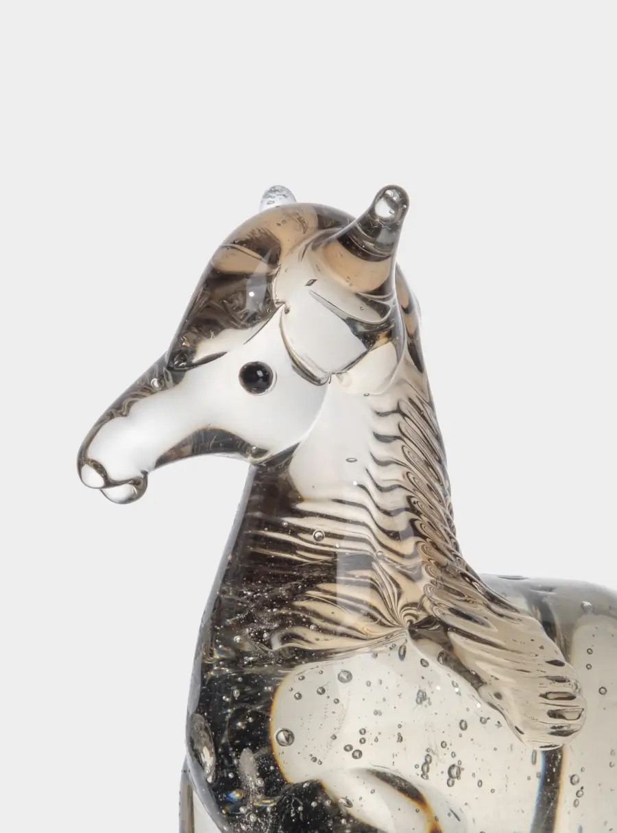 Статуэтка, 8х6 см, стекло, коричневая, Лошадка, Horse, image-4