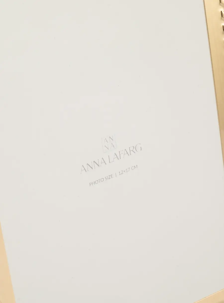 Фоторамка, 14х19 см, металл/стекло, золотистая, Ребристый кант, Museum ,image-3