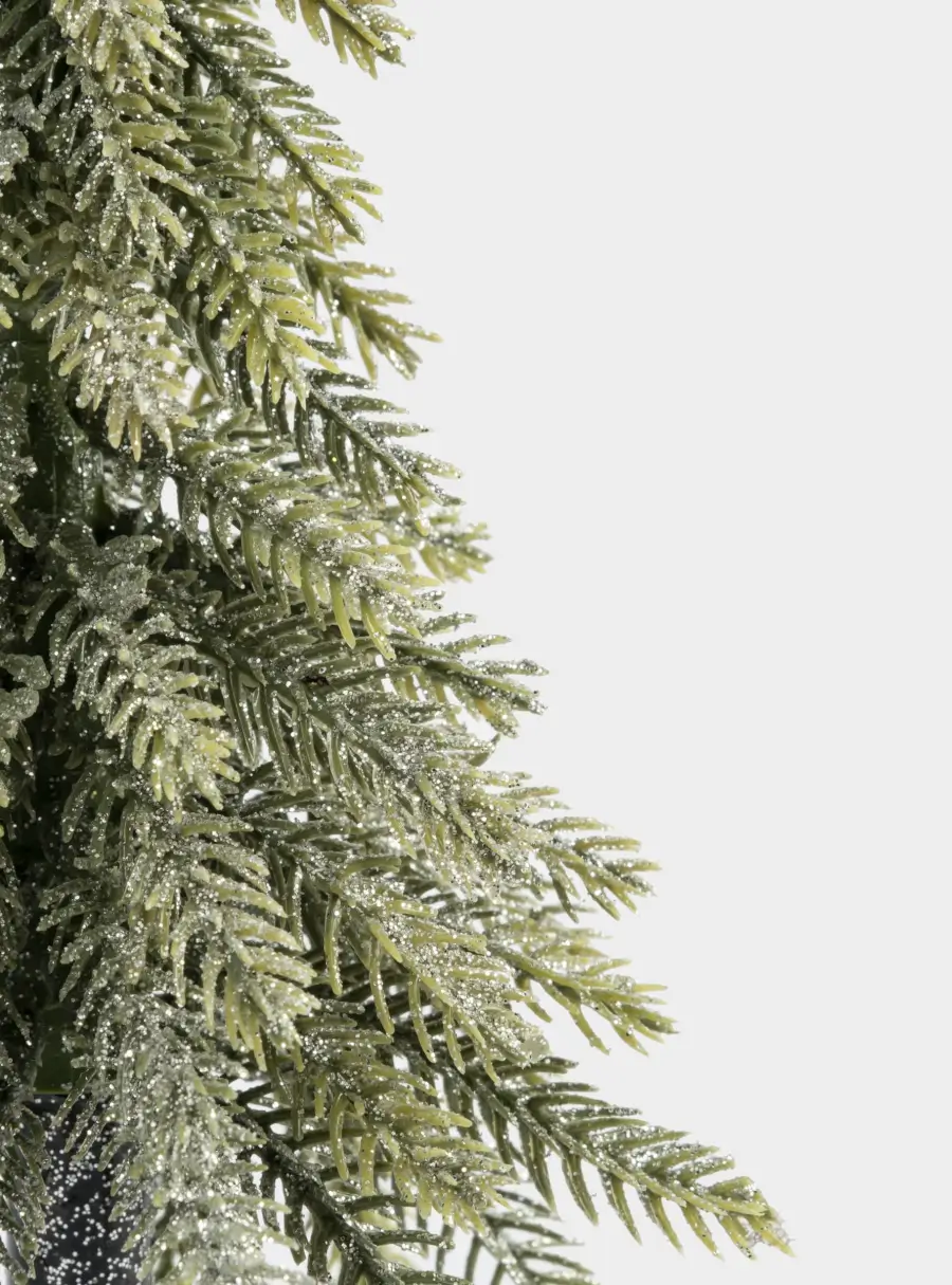 Ель искусственная, 20 см, полиэтилен, серебристая, New year  ,image-3
