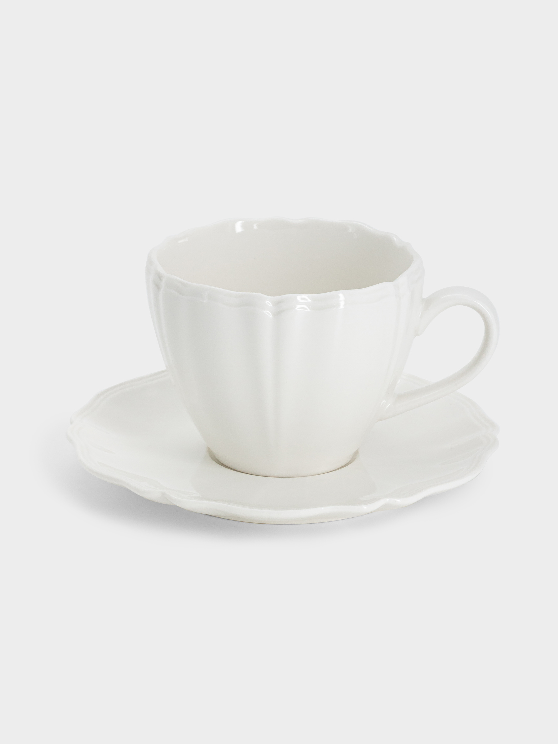 Чашка с блюдцем, 280 мл, Perle, image-0