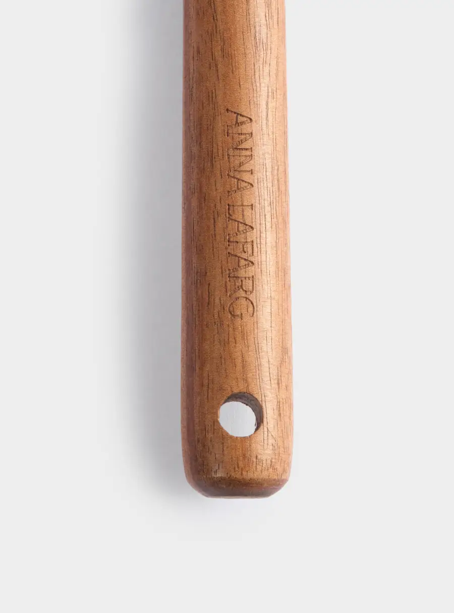 Лопатка-шпатель, 32 см, силикон/дерево, молочный, Wenge ,image-2