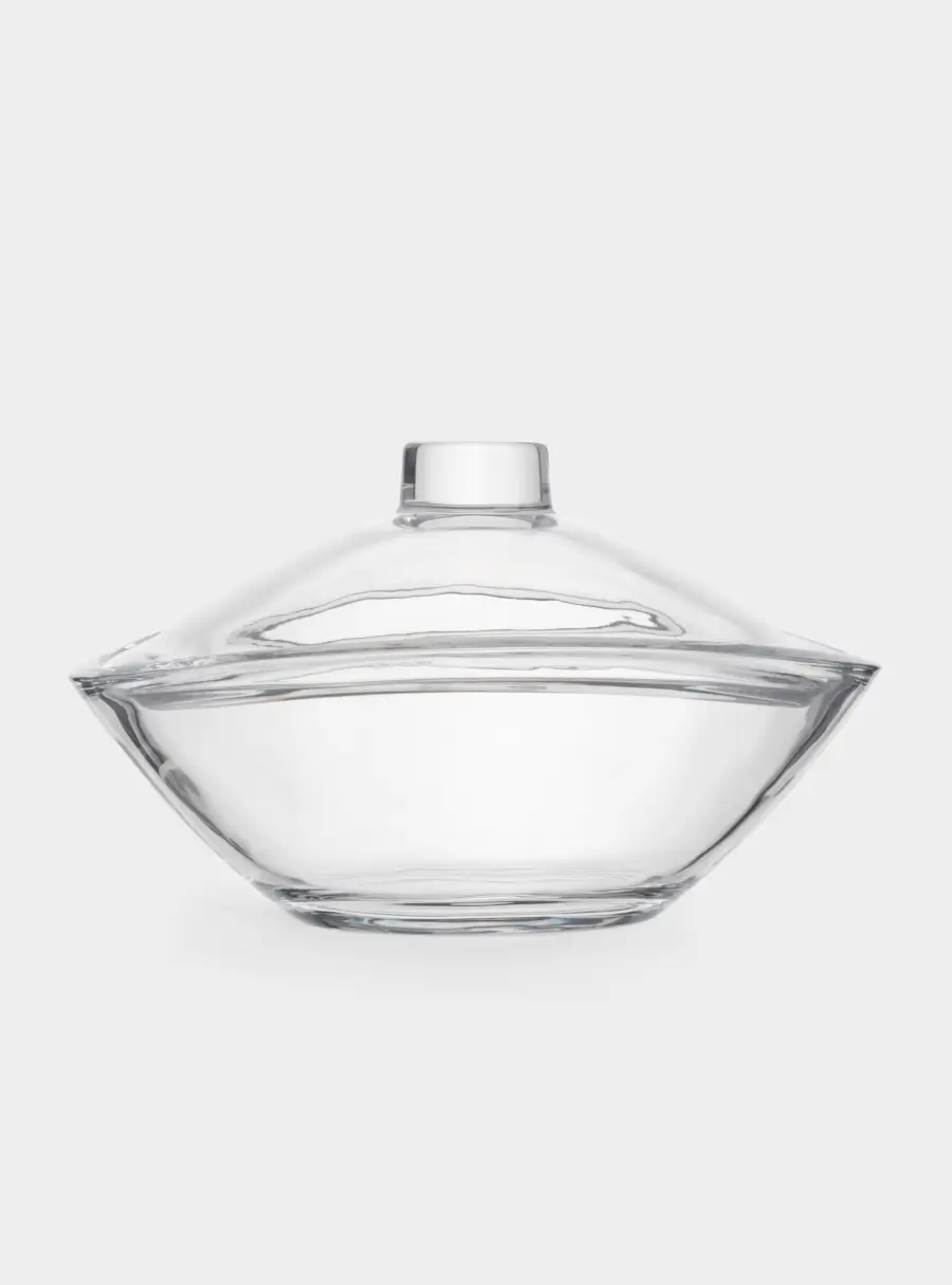 Салатник, 21х13 см, 840 мл, с крышкой, стекло, Song ,image-3