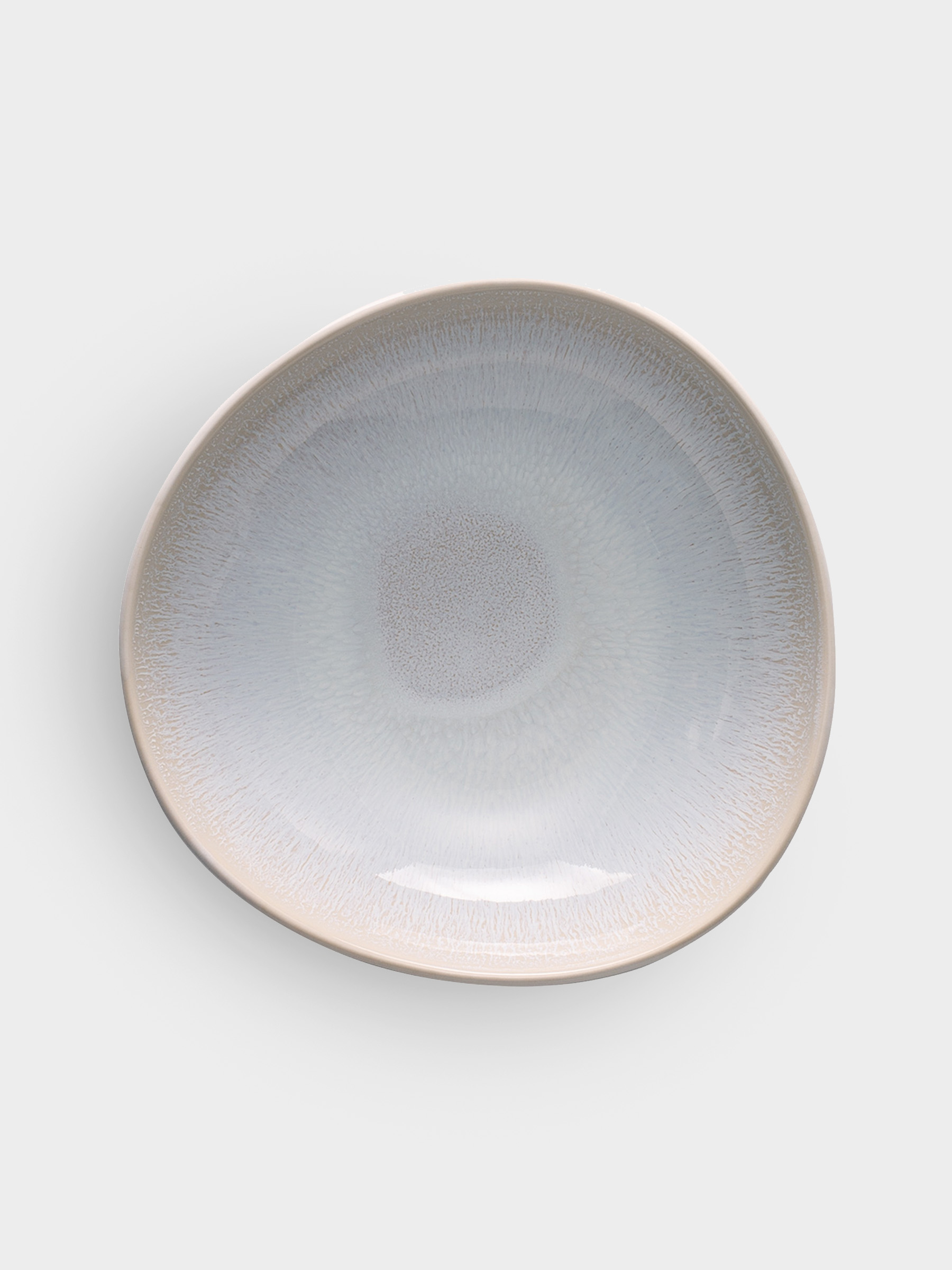 Салатник, 17х5 см, 600 мл, керамика, бежевый, в крапинку, North Organic, image-1