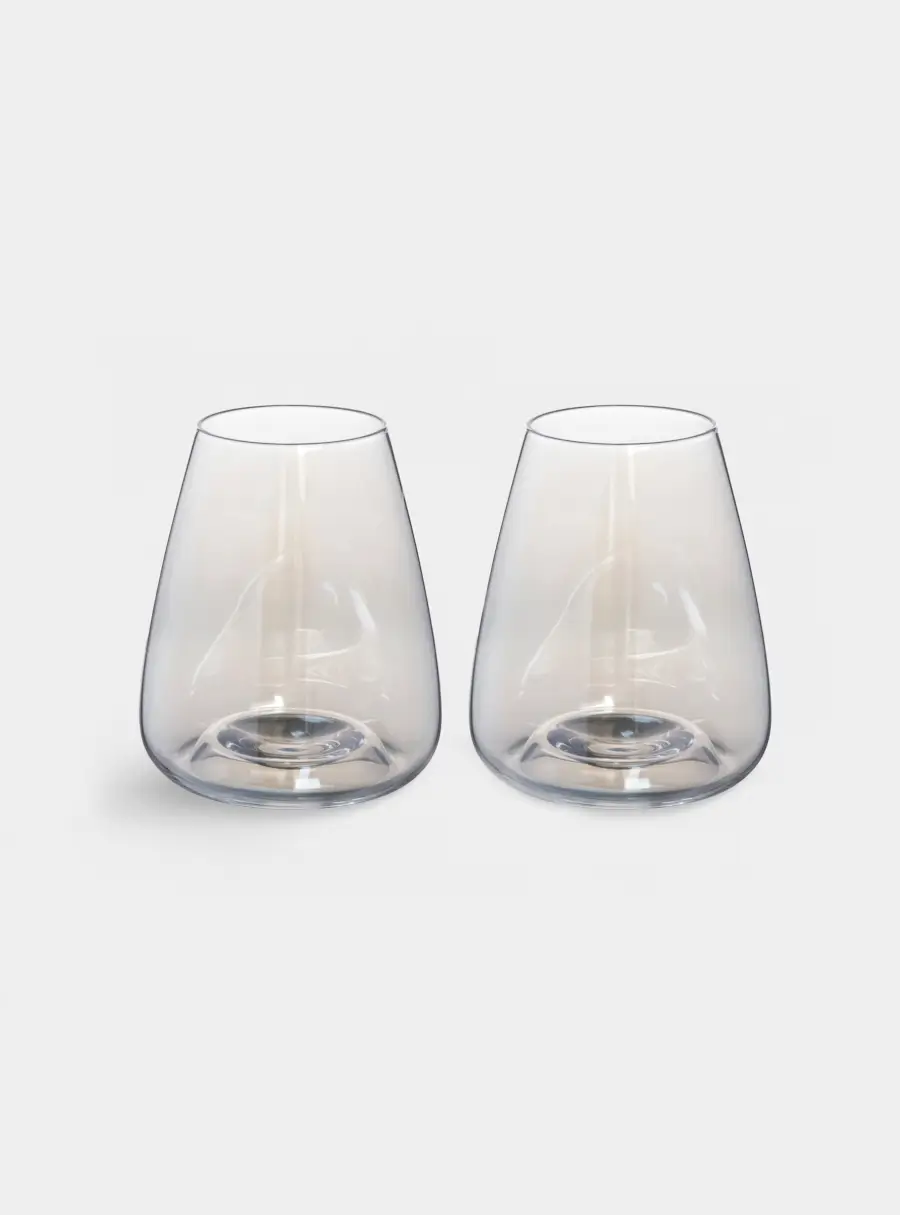 Стакан, 11 см, 460 мл, 2 шт, кристальное стекло, перламутр, Opera polar ,image-0