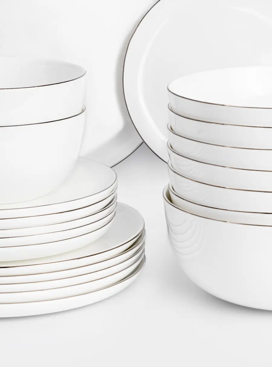 Сервиз обеденный, 6 перс, 21 пр, Арктика ,image-2