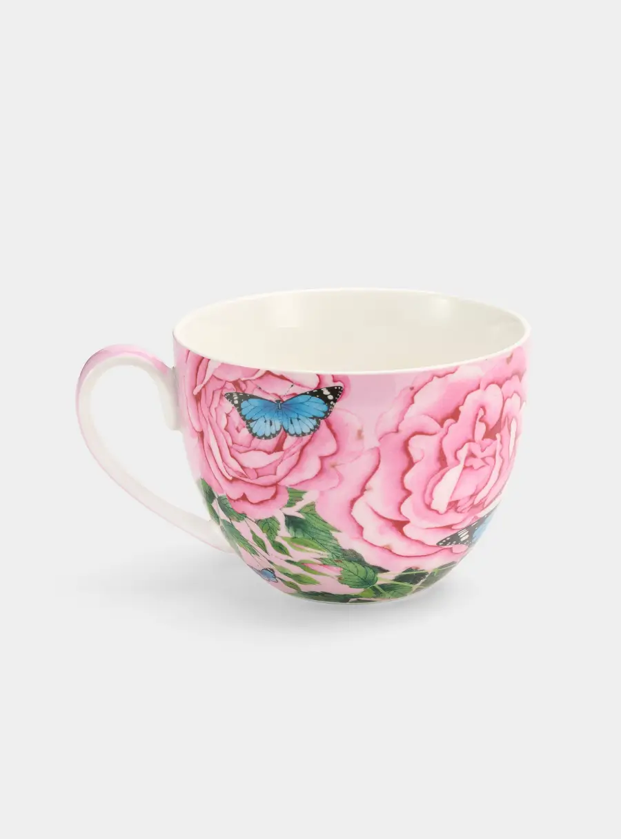 Пара чайная, 400 мл, фарфор P, Розы ,image-2