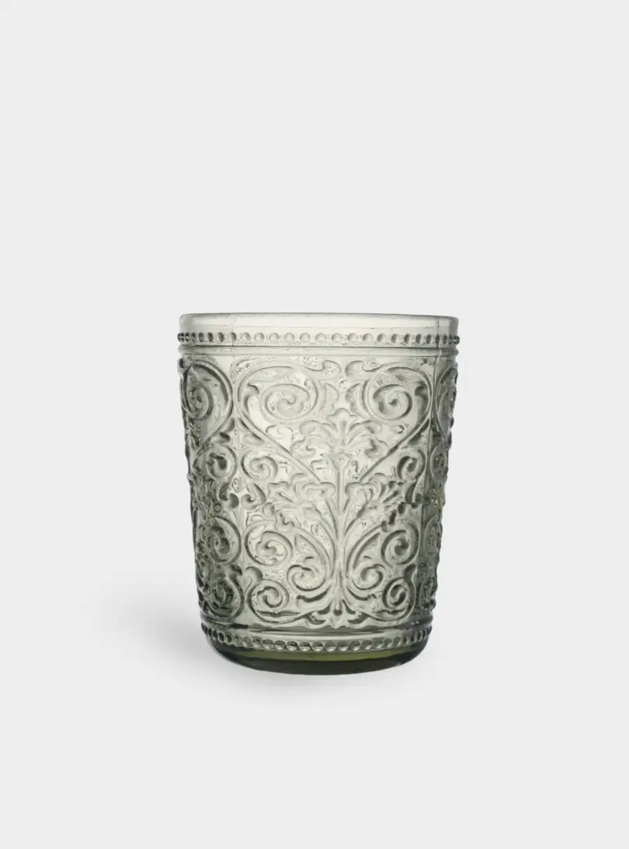 Стакан, 10 см, 320 мл, стекло Р, зеленый, Folklore  ,image-0