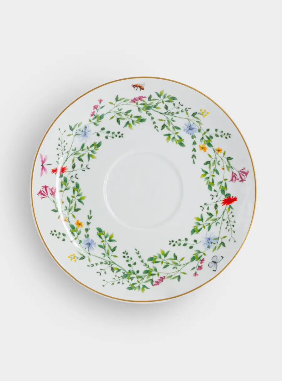 Чашка с блюдцем, 370 мл, Цветы и лимоны, image-4