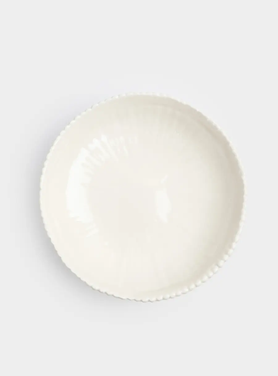 Блюдо на ножке, 17х9 см, керамика D, белое, Tulip ,image-3