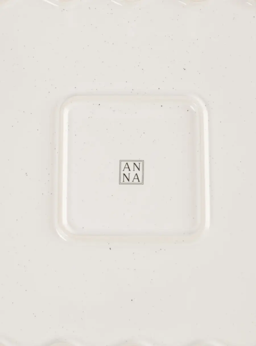 Форма для запекания, 26х26 см, с ручками, керамика, квадратная, белая, в крапинку, Bagel ,image-3