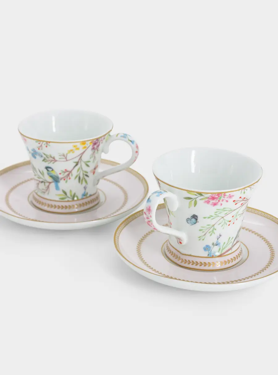 Набор чайный, 2 перс, 4 пр, Пение птиц ,image-2