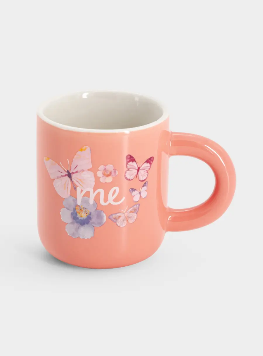 Кружка, 380 мл/120 мл, 2 шт, фарфор P, светло-оранжевая, Цветы, Camilla, image-7