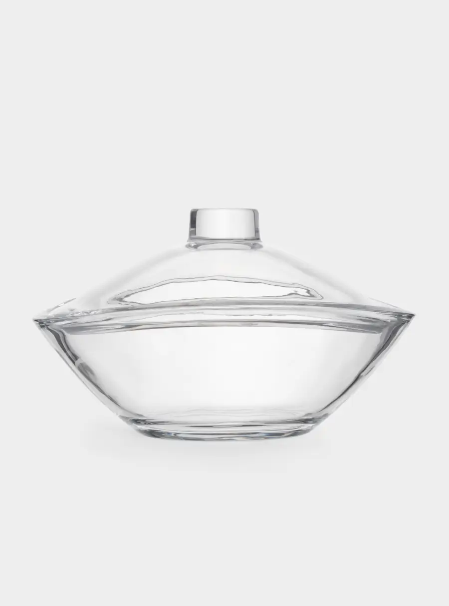 Салатник, 21х13 см, 840 мл, с крышкой, стекло, Song ,image-3