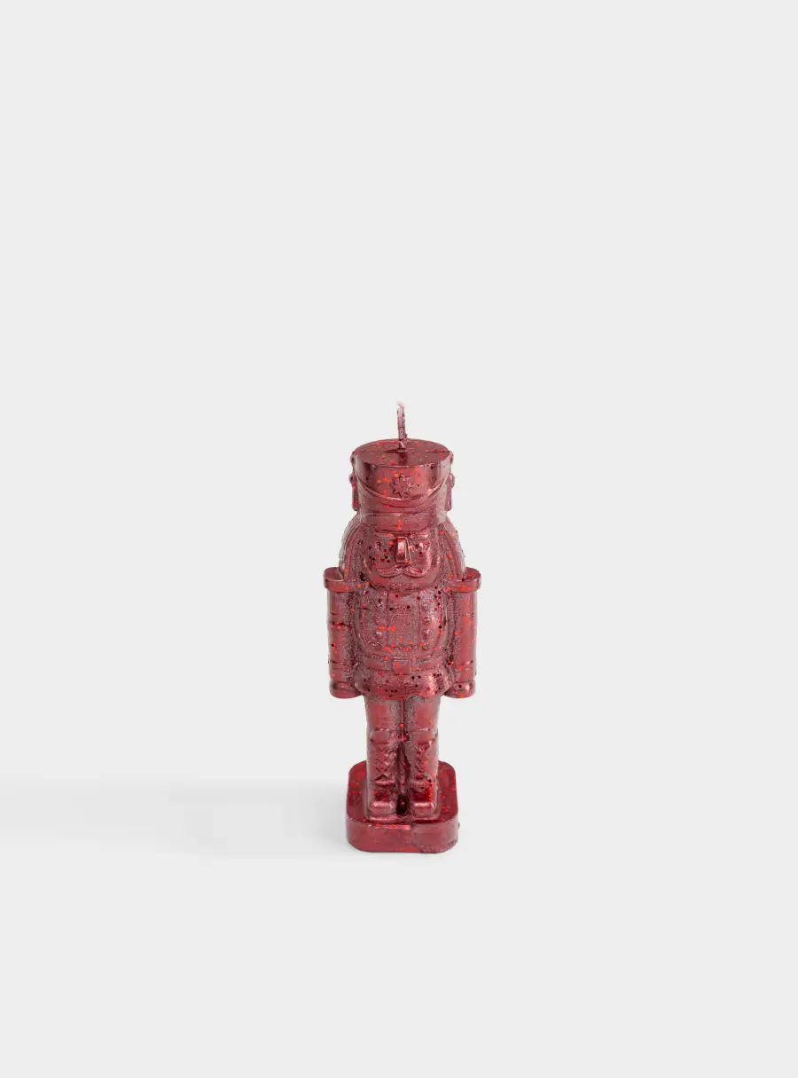 Свеча, 5x14 см, с блестками, красная, Щелкунчик, Nutcracker ,image-0