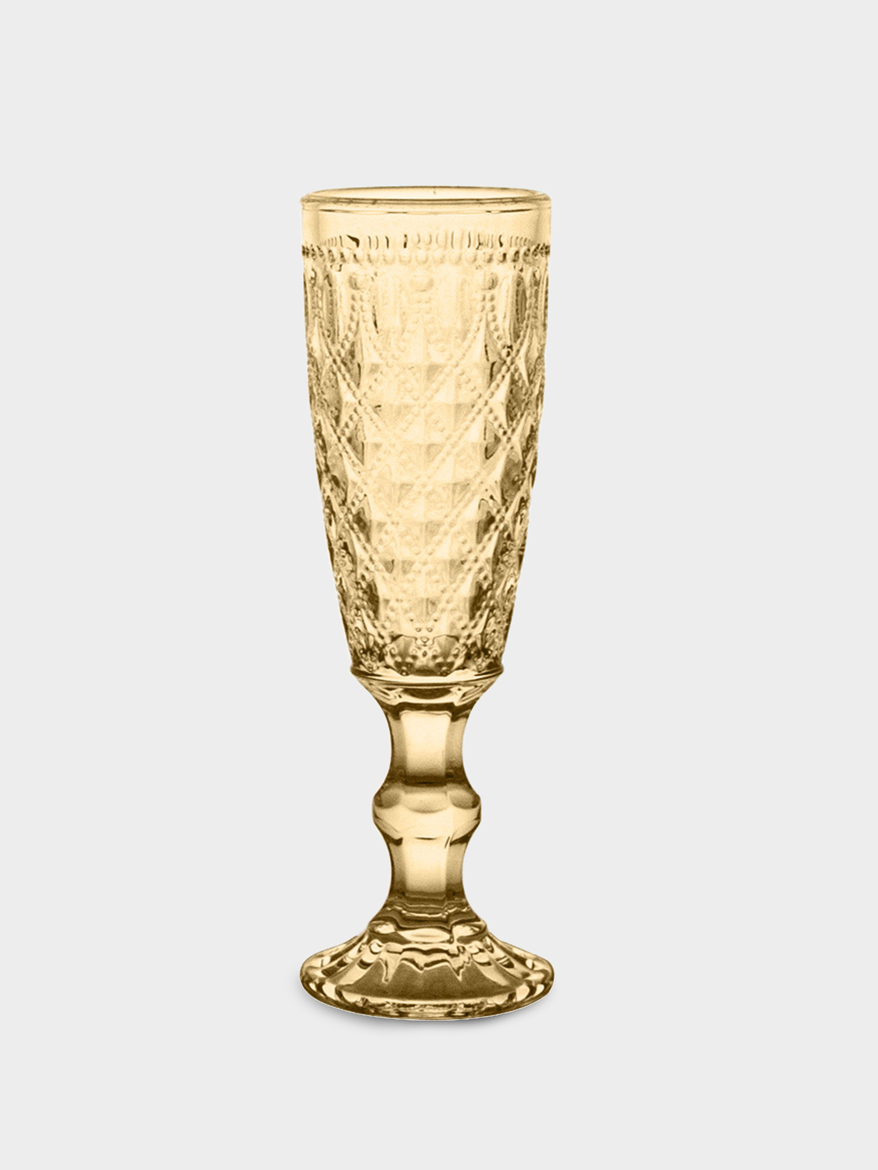 Бокал для шампанского, 150 мл, 4 шт, стекло P, янтарный, Dubai, image-1