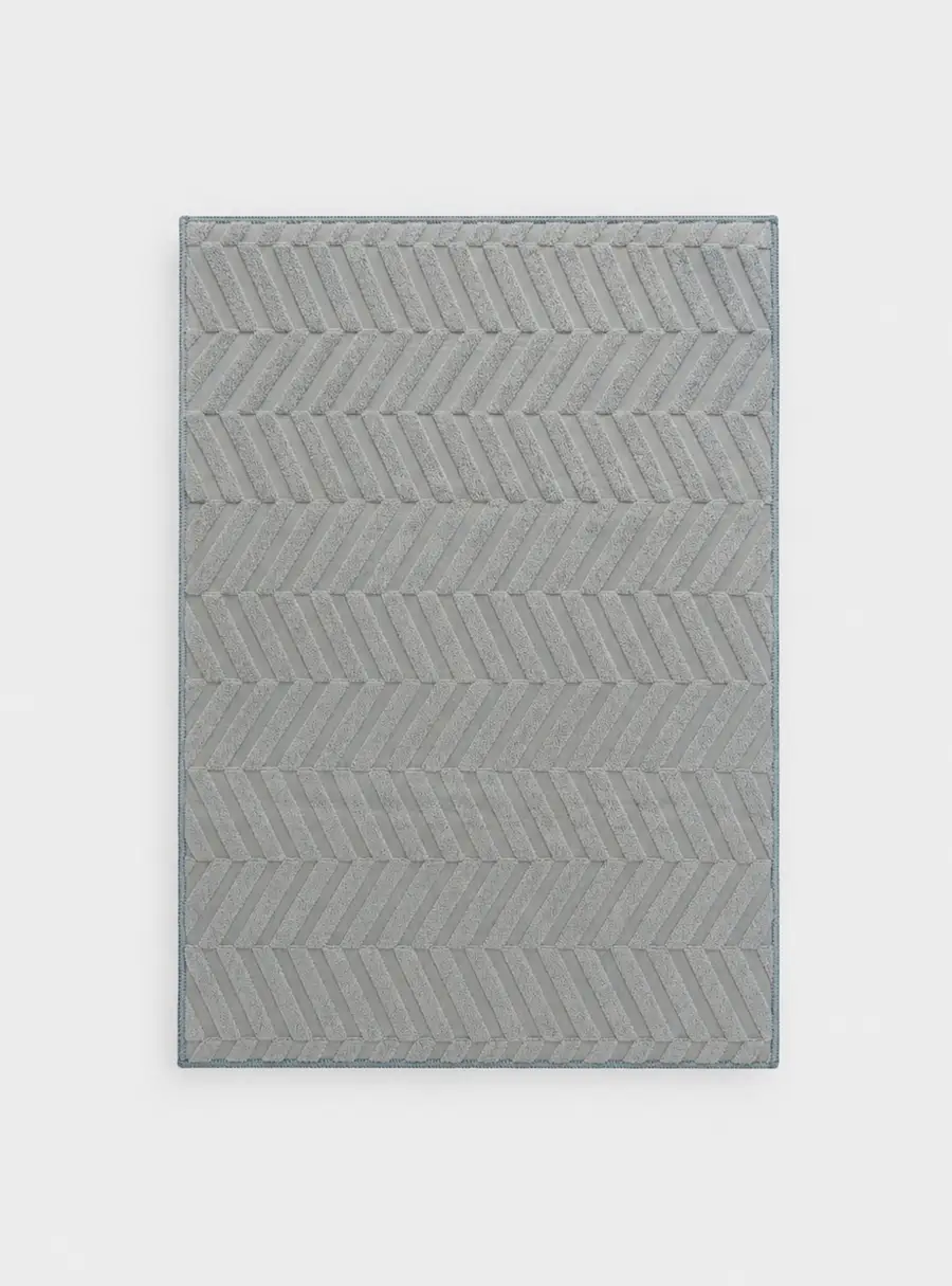 Коврик для сушки посуды, 50x35 см, полиэстер, серый, Dry grey ,image-0