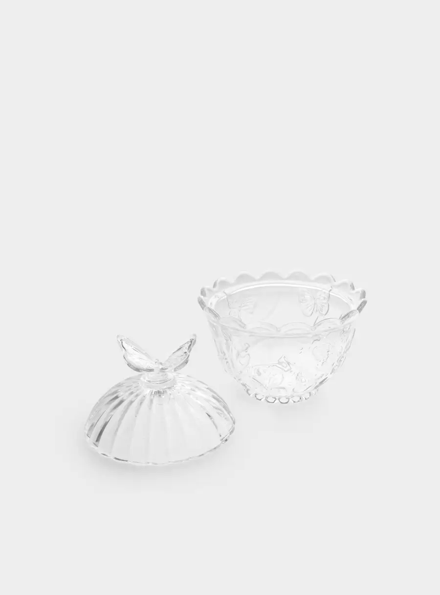 Емкость для хранения, 11х12 см, 220 мл, стекло Р, Бабочка, Butterfly ,image-2