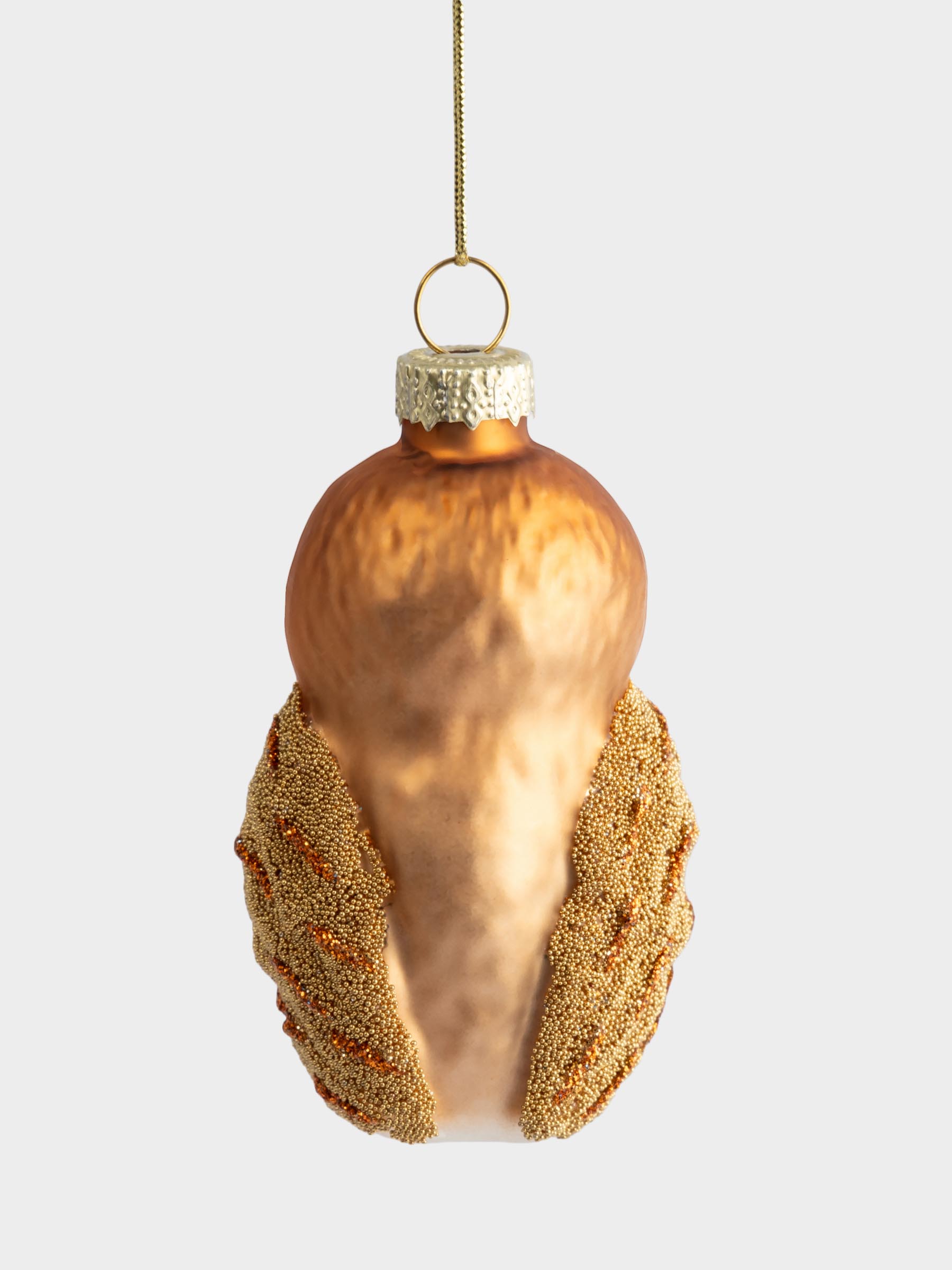 Игрушка елочная, 5х8 см, стекло, Сова, New year, image-3