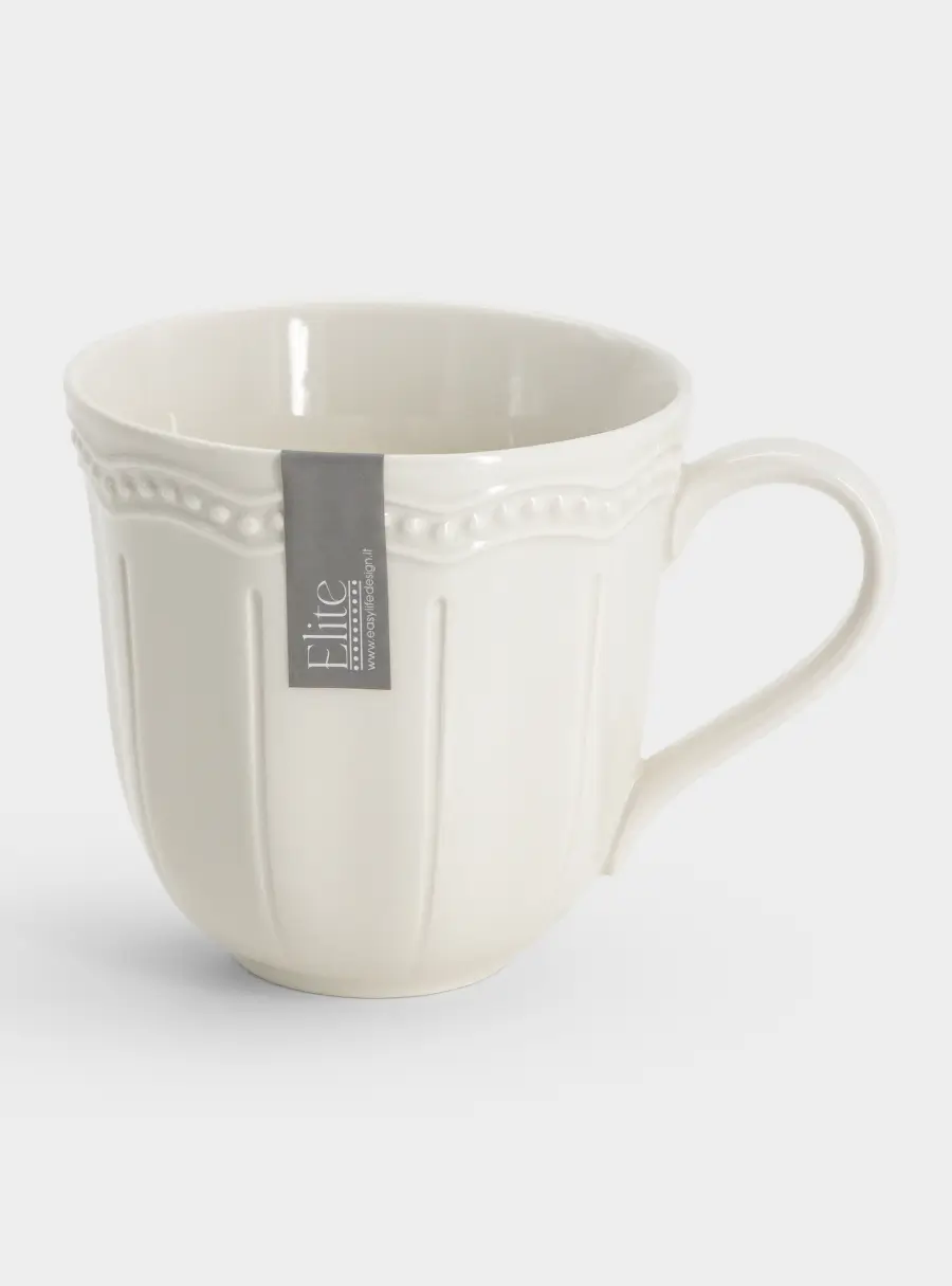 Кружка, 350 мл, белая, Elite, image-4