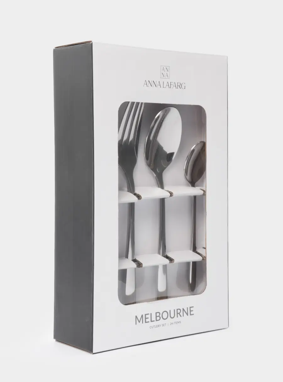 Столовые приборы, 6 перс, 24 пр, сталь, Melbourne, image-4