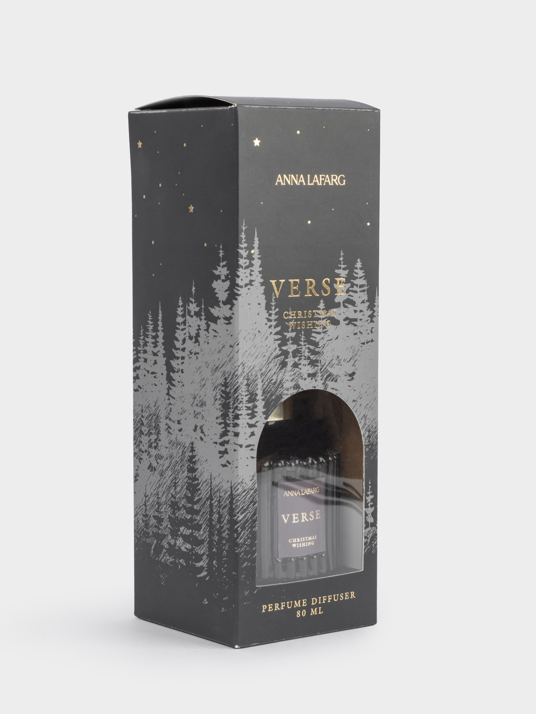 Ароматический диффузор, 80 мл, серый, Christmas Wishing, Verse, image-5