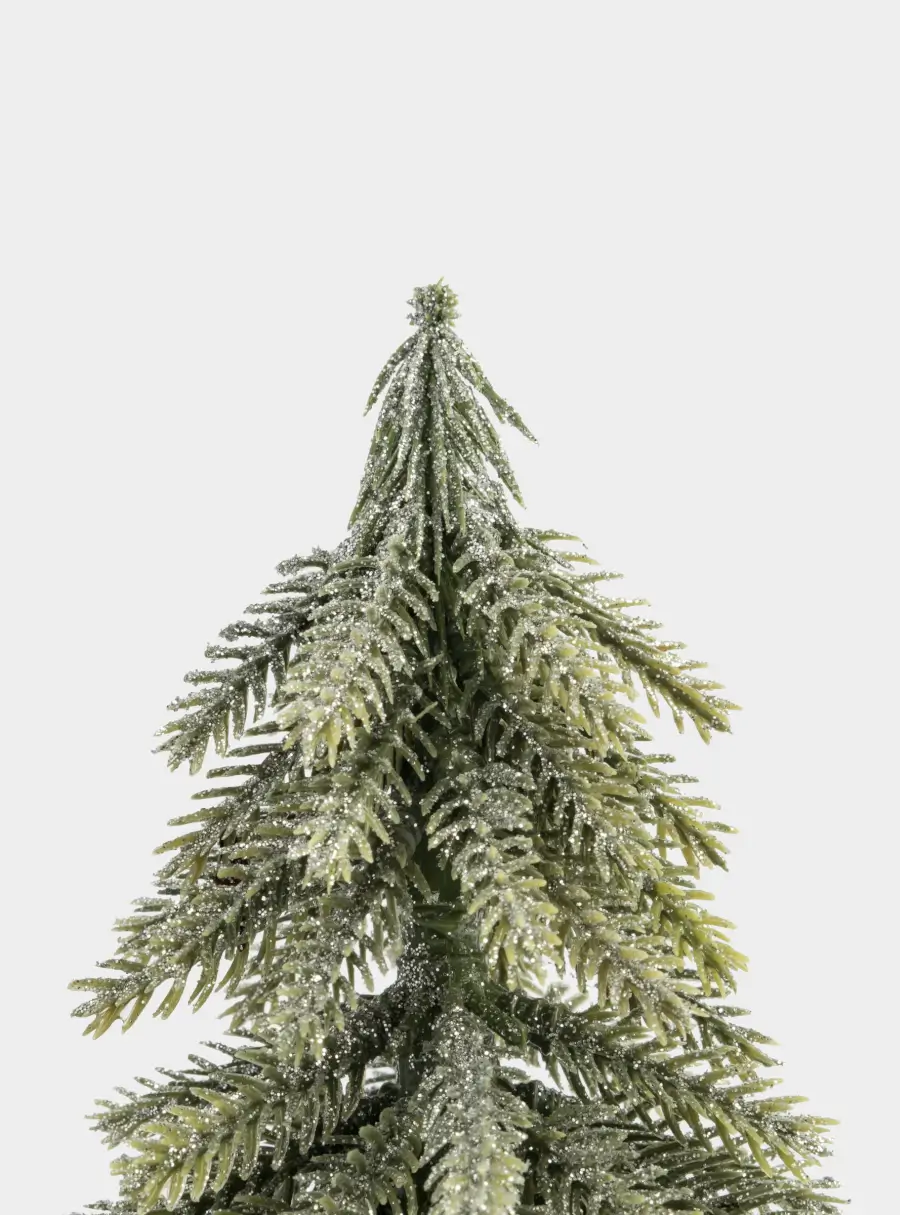 Ель искусственная, 20 см, полиэтилен, серебристая, New year , image-1