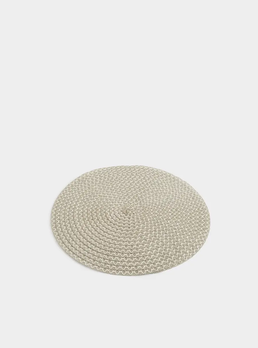 Салфетка под приборы, 38 см, целлюлоза, круглая, зеленая, Matera ,image-1