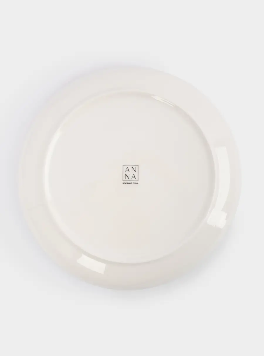 Тарелка обеденная, 27 см, фарфор N, белая, Цветы и листья, Primrose, image-4