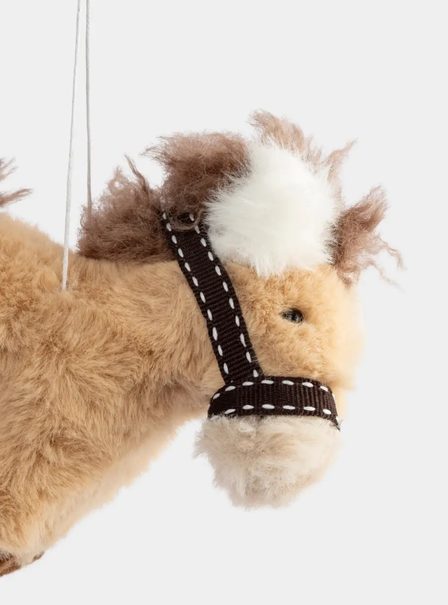 Игрушка елочная, 18 см, полиэстер, коричневая, Пони, Horse ,image-2
