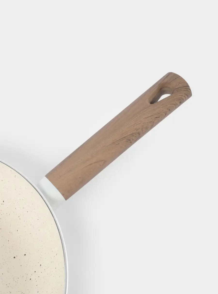 Сковорода, 28 см, с покрытием, алюминий, молочная, Palisander ,image-1