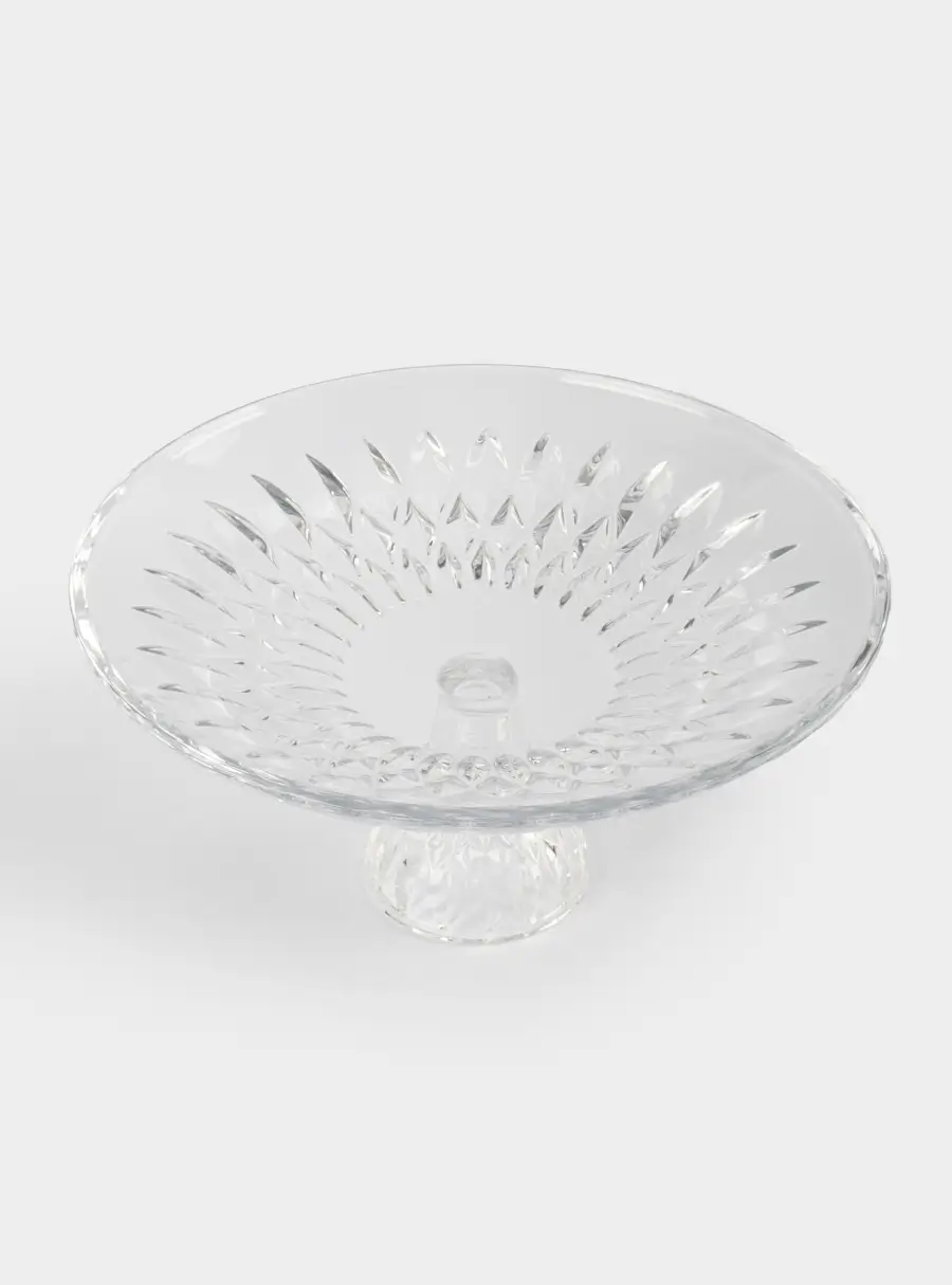 Ваза для фруктов, 29х15 см, на ножке, стекло Р, Ocean, image-1