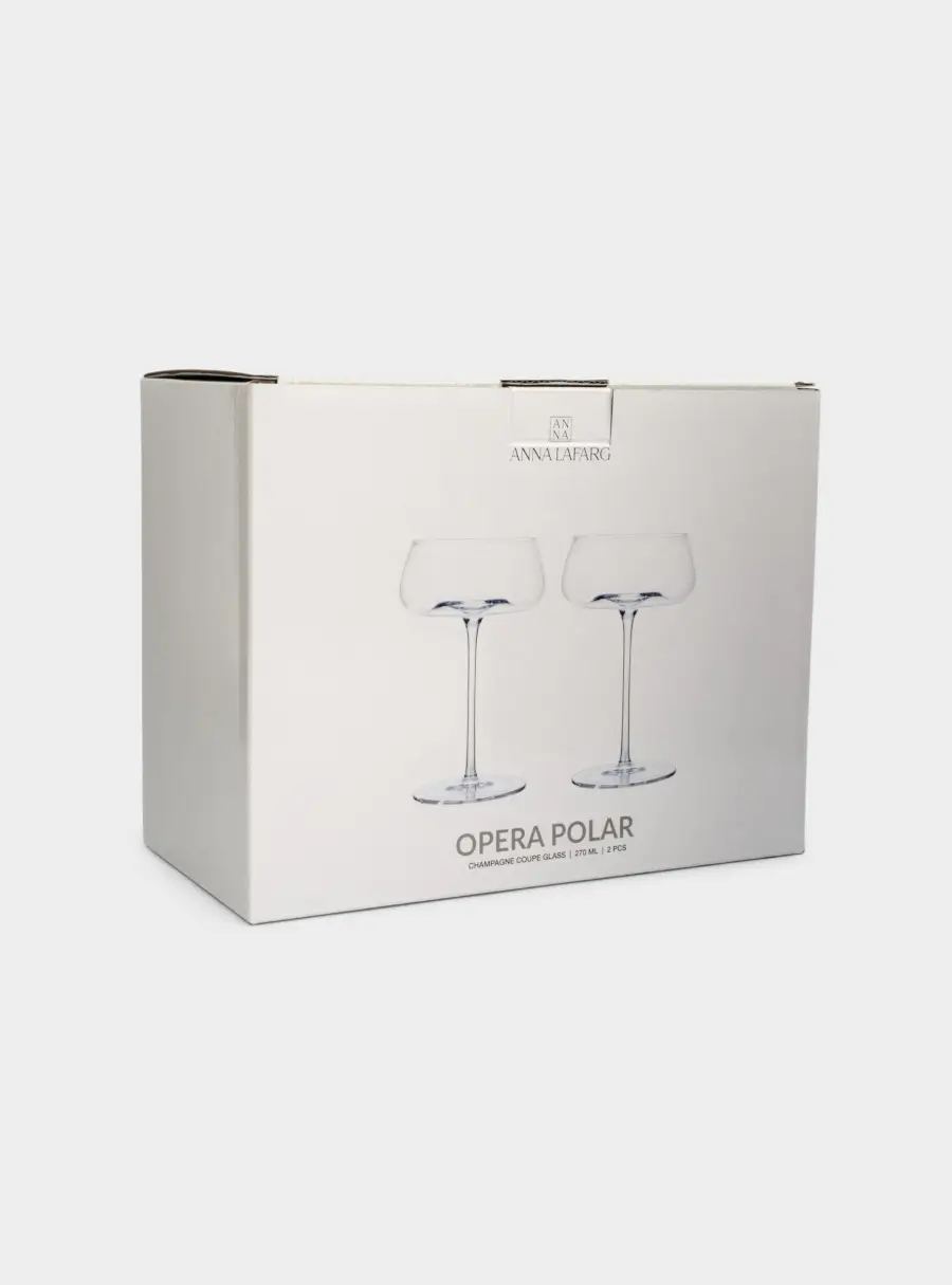 Бокал-креманка для шампанского, 270 мл, 2 шт, кристальное стекло, перламутр, Opera polar, image-6