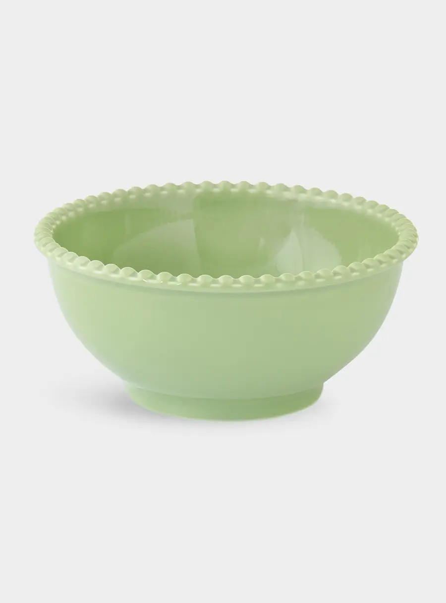 Салатник, 16 см, 0.75 л, зелёный, Tiffany