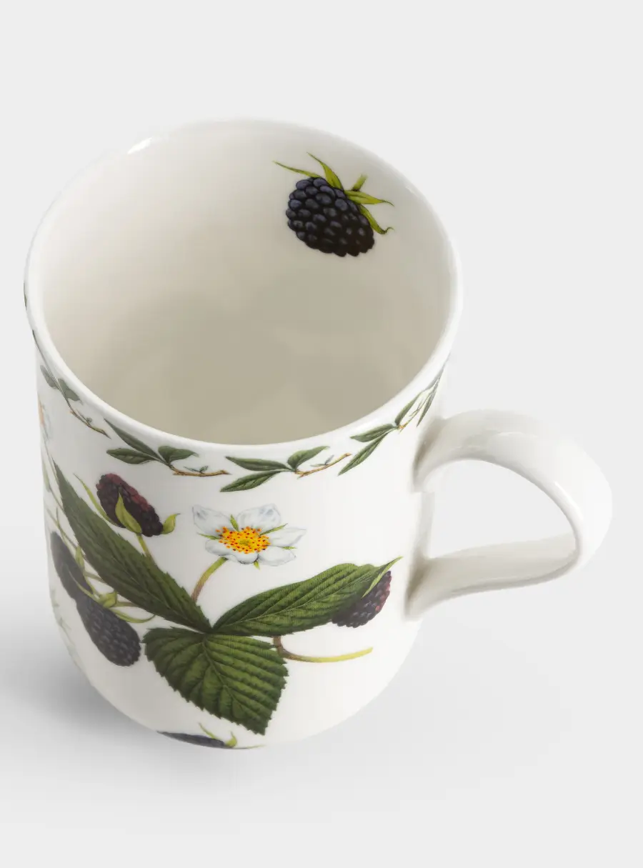 Кружка, 300 мл, фарфор F, белая, Ежевика, Orchard Fruits ,image-1