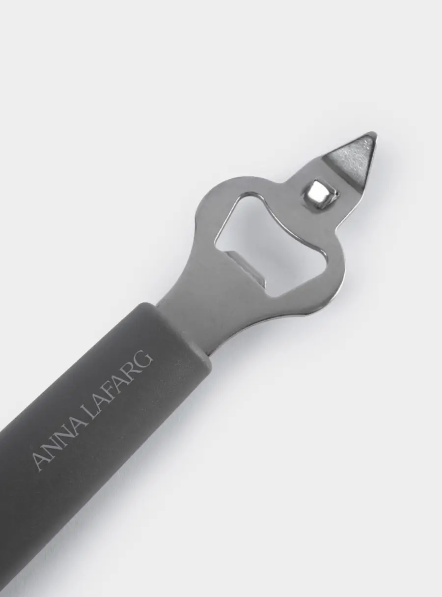 Открывалка для бутылок, 20 см, металл/пластик, графитовая, Multi, image-4