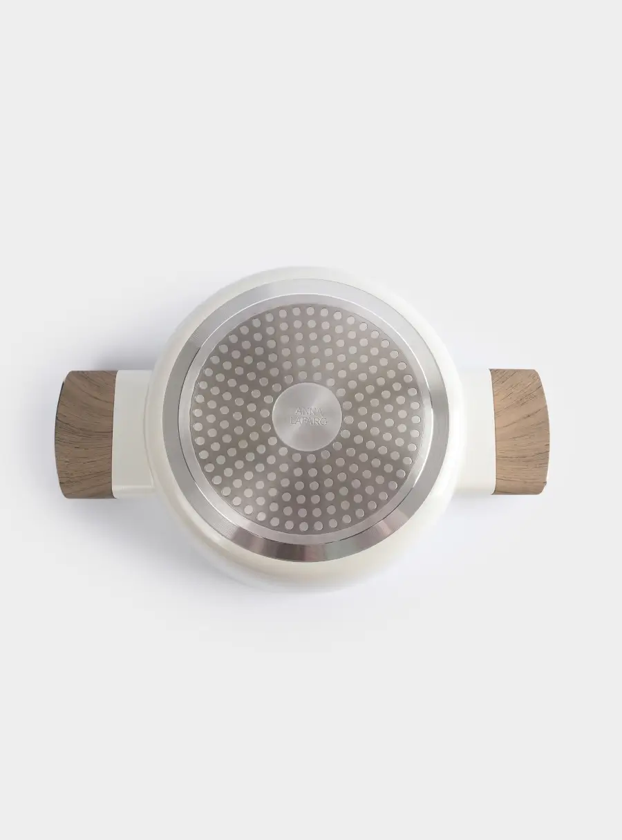 Кастрюля, 20 см, 2,2 л, с крышкой, с покрытием, алюминий, молочная, Palisander ,image-3