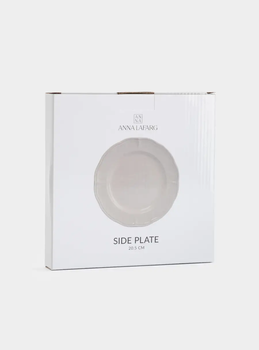 Тарелка закусочная, 21 см, фарфор P, молочная, Rustic, image-6