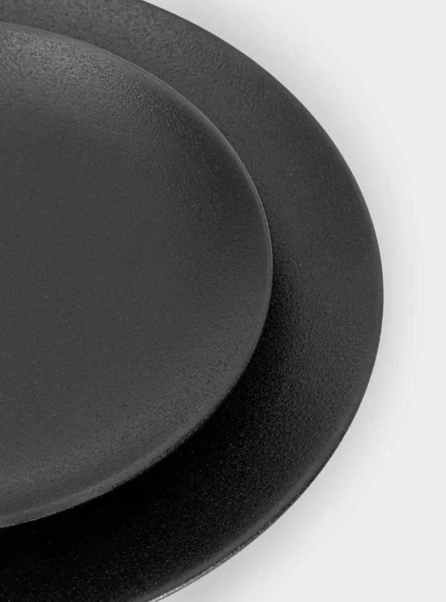 Сервиз обеденный, 4 перс, 12 пр, фарфор P, черный, матовый, Caviar Black, image-8