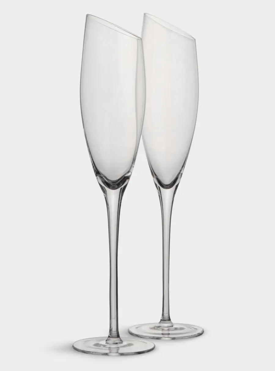 Бокал для шампанского, 180 мл, 2 шт, кристальное стекло, Violoncello, image-1