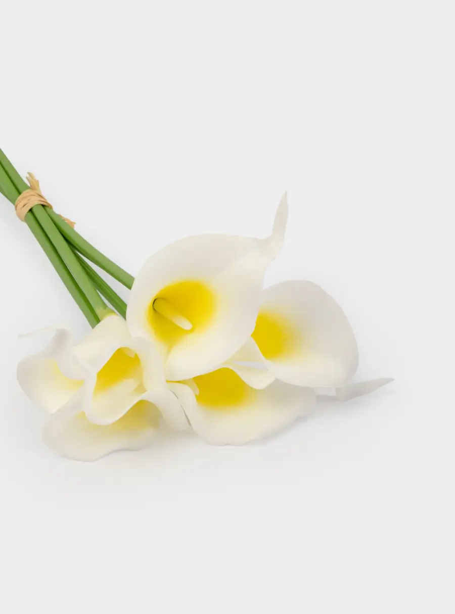 Букет искусственный, 33 см, ПВХ/металл, Каллы, Interior spring ,image-2