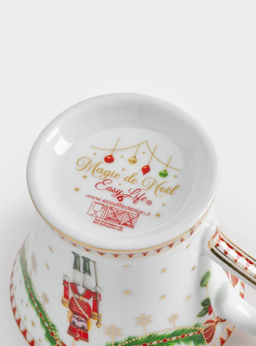 Пара чайная, 1 перс, 2 пр, 200 мл, фарфор P, белая, Щелкунчик и фея, Magie de Noel, image-5