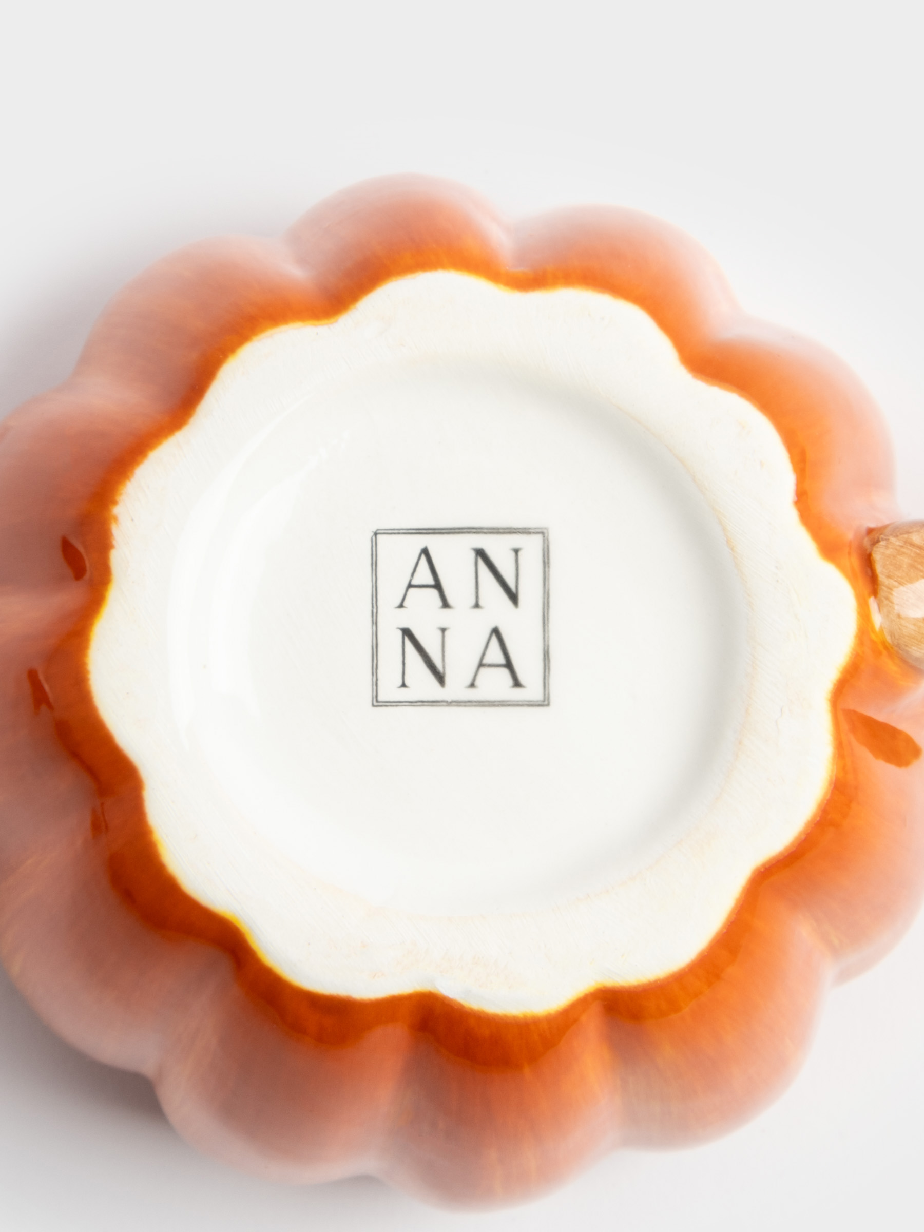 Кружка, 450 мл, с крышкой, керамика, оранжевая, Тыква, Bright pumpkin, image-6