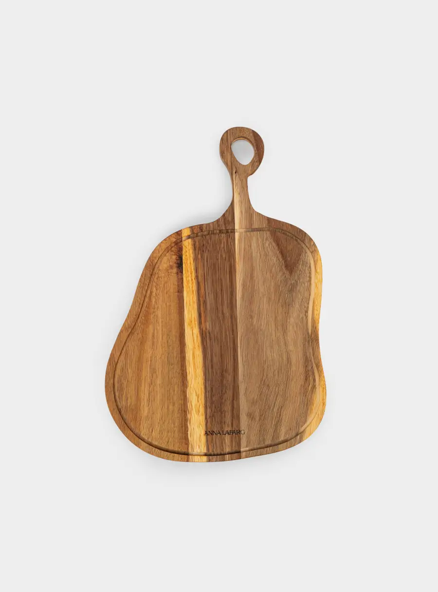 Доска разделочная, 30х20 см, с ручкой, дерево, фигурная, Timber ,image-0