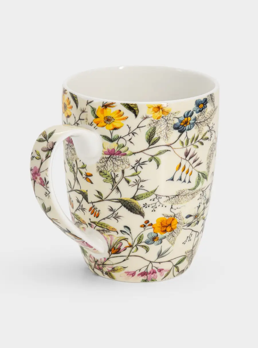 Кружка, 400 мл, фарфор F, цветная, Летние цветы, William Kilburn ,image-1
