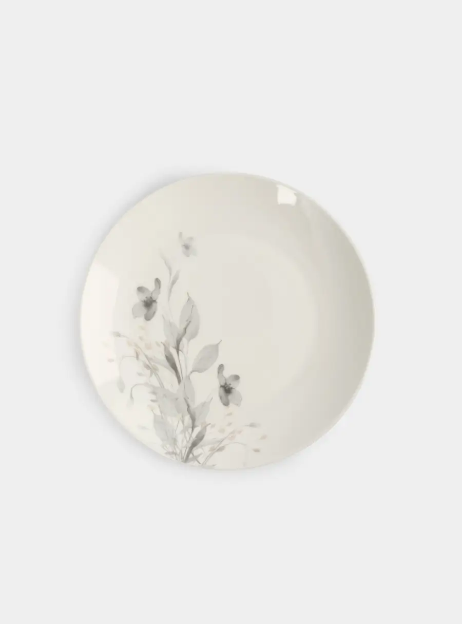 Сервиз обеденный, 6 перс, 19 пр, фарфор N, молочный, Полевые цветы, Flower melody, image-3