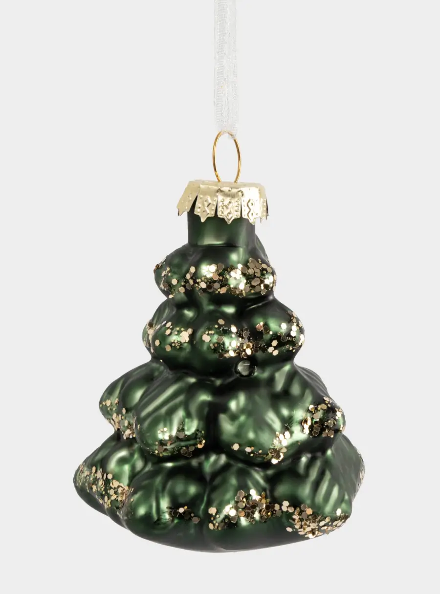 Набор елочных игрушек, 7 см, 2 шт, стекло, Елка/Лошадка, New year ,image-1