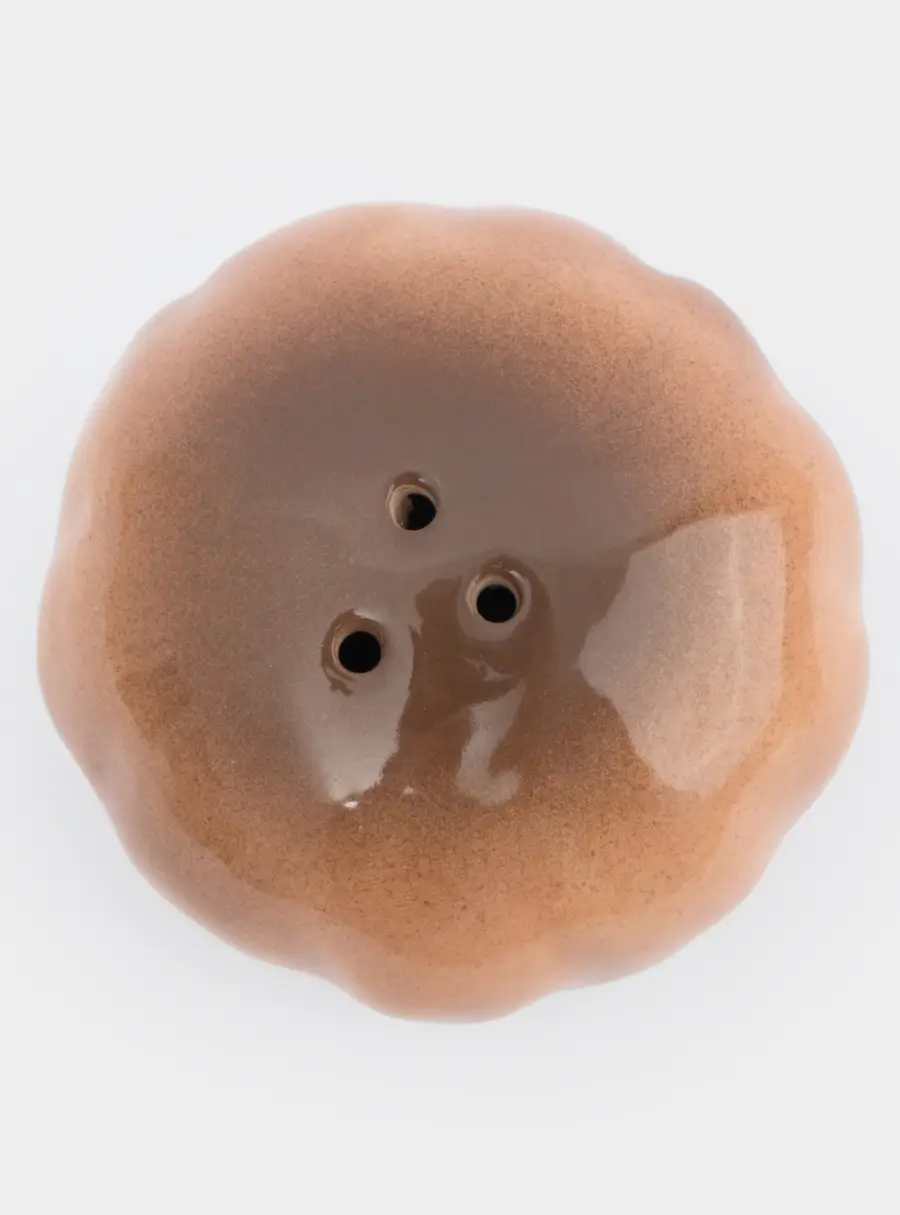 Емкость для соли или перца, 7 см, керамика, молочно-коричневая, Гриб, Autumn forest ,image-2