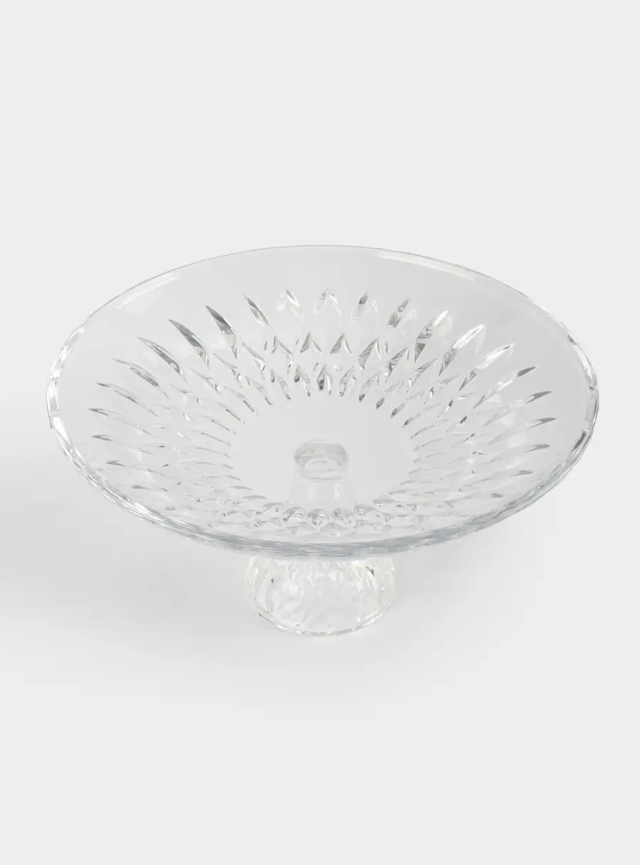 Ваза для фруктов, 29х15 см, на ножке, стекло Р, Ocean ,image-1